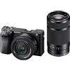 SONY α6400 mirrorless obiettivo intercambiabile fotocamera kit doppio obietti...