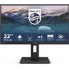 Philips Monitor 21,5" ( LED 1920x1080 FULL HD 75Hz ) S LINE Black 222S9JML 00