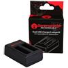 Berenstargh Caricatore doppio USB per GoPro Fusion, batteria ASBBA-001 "