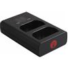 Berenstargh Caricatore USB doppio LCD Canon LP-E6, 500mA, 8,4V "