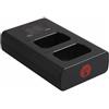 Berenstargh Caricatore USB doppio LCD per Sony NP-FW50"