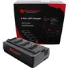 Berenstargh caricabatterie a 4 vie per Sony NP-F960"