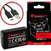 Berenstargh Batteria Olympus BLX-1 2400mAh Ingresso USB-C "