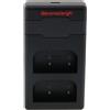 Berenstargh Caricabatterie PD Hyper per Olympus, incluso cavo USB-C BLX-1 OM-1"