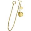 DONGKER Catena per Orologio da Tasca, 31 cm Lunghezza, Cinturino di Pocket Watch, Decorazione Catena Gilet per Uomo, Completo, Camicia