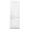 SMEG FAB38RWH6, Capacità netta totale 481 l, Rumorosità: 37 dB(A), Dispenser ghiaccio, 3 ripiani, Dimensioni: L 70,6 cm A 205 P 81,1 cm, Bianco, Classe D