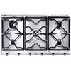 Smeg Universal SRV596GH5 piano cottura Acciaio inossidabile Da incasso Gas 5 Fornello(i)"