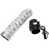 Helilyco Ventola di aspirazione fumi di saldatura portatile 44CFM flusso d'aria | Motore da 3500 giri/min, flusso d'aria 44CFM, funzionamento a basso rumore, alimentazione USB 5 V, rimuove i fumi nocivi di