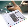 Aramox Tappetino Magnetico con Schema per Smontaggio 8Plus (#1) | Tenuta magnetica debole, guida a vite anti-perdita, pad per l\'organizzazione delle riparazioni, manutenzione del telefono