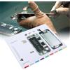 Aramox Tappetino Magnetico con Schema per Smontaggio 8Plus (#2) | Tenuta magnetica debole, guida a vite anti-perdita, pad per l\'organizzazione delle riparazioni, manutenzione del telefono