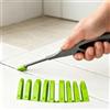 Generic 1 raschietto multifunzione 9 in 1, applicatore per finitura in silicone con 9 cuscinetti intercambiabili, rimozione sigillante per malta, piastrelle, cucina e bagno