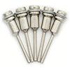 Generic 10 aste per mandrini da 1/8 1/4 per lama per sega Dremel, smerigliatrice, asta connettiva, accessorio rotante, asta di prolunga (3,17 mm)