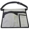 Generic Borsa porta attrezzi, multi tasca per lavori di riparazione (grigio) | Multi tasche, design con cintura in vita, grande capacità, tessuto resistente, leggero, organizer per attrezzi