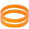 SagaSave Cinghia per pialla elettrica 1900B, cinghia dentata, larghezza 9,6 mm, colore arancione, confezione da 2