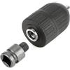Generico MANDRINO AUTOBLOCCANTE PER TRAPANO 2-13 mm + ADATTATORE PER AVVITATORE AD IMPULSI CON ATTACCO DA 1/2