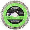 FACHLICH Super-sottile Disco Diamantato 125mm Lama diamantata con Mesh Turbo per il Taglio Porcellana Piastrelle Ceramica Granito Marmo