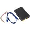 FTVOGUE Piattaforma Scheda di Sviluppo SDR, MIMO a Doppio Canale USB 3.0 | Custodia in Lega di Alluminio e PCB, 2 Porte Tx e 2 Rx, Larghezza di Banda in Tempo Reale 56 MHz, Supporta Radio GNU e
