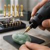 Generic 10 mini mandrini per trapano: 0,5 mm-3,2 mm per utensili rotanti | Struttura in ottone massiccio; design scanalato; concentricità precisa riduce le vibrazioni; dimensioni assortite del foro