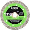 FACHLICH Super-sottile Disco Diamantato 105mm Lama diamantata con Mesh Turbo per il Taglio Porcellana Piastrelle Ceramica Granito Marmo