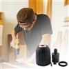 Generic Chiave a percussione per trapano adattatore mandrino, testa di conversione utensile elettrico per chiavi elettriche, set adattatore multiuso (nero)