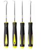 Generic Set di 4 pezzi di guarnizioni lunghe e ganci per rimozione di guarnizioni e guarnizioni ad anello (giallo)