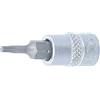 BGS 2588 | Chiave a bussola | 6,3 mm (1/4) | profilo a T (per Torx) T9 | Azionamento quadrato interno 6,3 mm (1/4), lunghezza 38 mm, acciaio al cromo vanadio, con zigrinatura