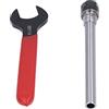 Yctze Porta Strumento di Stinco Dritta ER11 Collet Chuck Canna di Prolunga Fresatura CNC con Chiave per la Lavorazione Precisa (C10-ER11A-100L)