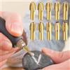 Generic Set di 10 pinze in ottone per utensili rotanti, accessori per punte da trapano (0,5-3,2 mm) per taglio, lucidatura, intaglio