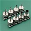Generic 6PCS 3/4/5/6/7/8/10mm Pistola di Calore Ugelli Per 850 Aria Calda Stazione di Saldatura Ugello Riparazione Strumento di Riparazione Per La Riparazione Del Telefono Mobile