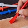 Generic Lama raschietto, applicatore di colla a colori casuali, raschietto per pittura fai da te fai da te, strumento artigianale in pelle, 11,5 x 1,4 cm (1 pezzo)