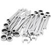 Craftsman Artigiano 20 pc combinazione cricchetto chiave Set metrica MM & SAE Standard