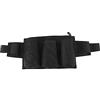 Generic Cintura per attrezzi da giardinaggio, regolabile, 3 tasche, 1 tasca con cerniera, 2 cinghie laterali, 2 astucci con tessuto Oxford 600D, per giardinaggio, pulizia, campeggio, lavoro (nero)