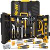 Hi-Spec Set Attrezzi Compatto per Casa e Ufficio, Riparazioni Base | interventi rapidi e ordinati, presa comoda e uso quotidiano, tutto pronto per piccoli lavori, 113 pc