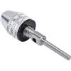 Tbest Adattatore per Mandrino Autoserrante 3 Ganasce 1/8 Pollici Gambo Tondo 0,3-,4 Mm per Avvitatore a Percussione Smerigliatrice Elettrica Utensili Manuali Acciaio Al Carbonio Argento