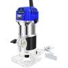 DayPlus Fresa elettrica per legno, 800 W, laminatore, 27000 giri/min, 6 velocità, 15 punte per router da 6,35 mm, fresa per palme da legno, fresa per legno