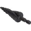 ZJchao BIT di Trapano a Gradini, Gambo Esagonale HSS Punta per Trapano HSS BIT PASSAGGIO Punta per Pagoda per Perforazione del Foro in Legno in Legno in Tela (9 gradini (4‑20 mm))