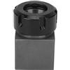 Generic Porta del Mandrino da Collezione a Molla, Supporto per Poppa da Collezione ER32 Set Colletto a Blocchi Quadrati a Blocchi a Blocchi a Blocchi Duro in Acciaio CNC per la Macchina per Incisione del