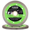 FACHLICH Super-sottile Disco Diamantato 5 Pezzi 105mm Lama diamantata con Mesh Turbo per il Taglio Porcellana Piastrelle Ceramica Granito Marmo