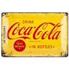Nostalgic-Art Targa Coca Cola in Metallo Retrò Cartello, Design Retro per Decorazione, 20 x 30