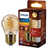 PHILIPS LED Vintage Lampadina Ambrata, 25W, E27, Luce Bianca Calda, Dimmerabile
