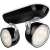 Philips 532323016 Dyna Lampada con 2 Faretti a LED, Nero