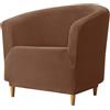 moismk Velluto Copripoltrona Chesterfield 1/2 Pezzi,1 Posto Elasticizzato Fodere Copripoltrona, Fodera Poltrona Club Tullsta per Bar Soggiorno Camera da Letto Reception ( Color : #8 , Size : 1-piece set )
