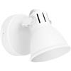 Eglo lampada da soffitto Seras 1, lampada da soffitto a 1 luce in stile | industriale, classica, faretti in acciaio, lampada da soggiorno bianca, illuminazione cucina, spot con portalampada GU10