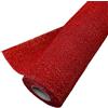Generico Rotolo Bobina di JUTA Yuta Naturale o colorata 48-50 cm x 5 yards 4.60 metri VARI COLORI (Rosso con Lurex)