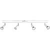 Philips LED Faretto Integrato Limbali, 4 Punti Luce, 50W, Bianco