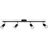 PHILIPS LED Faretto Integrato Limbali, 4 Punti Luce, 50W, Nero