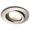 Philips myLiving 5020117P0 - Faretto da incasso a LED, rotondo, 500 lm, in plastica, 4,5 W, integrato, in nichel, 9 x 9 x 5 cm