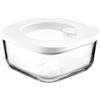 Guzzini - Kitchen Active Design, STORE&MORE GLASS, Contenitore Ermetico in Vetro per Frigo/Freezer/Microonde (S) - Trasparente, 12 x 12 x h6,3 cm | 410 cc - 11330011