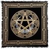 INDIAN CONSIGNERS Luna stellata con pentagramma crescente Tovaglia d'altare Stregoneria Stregoneria Tovaglia Alter Sacra Copritavolo Spirituale Sillabare Strega Diffusione dei Tarocchi24