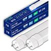 V-TAC 2x Tubi LED 60 CM - attacco G13-9W - [CHIP CREE LED ALTE PERFORMANCE] - 850 Lumen - Tubi LED per Soffitto, Parete, Garage - Tubo LED forma T8 - Sostituzione Neon - Luce Calda 3000K
